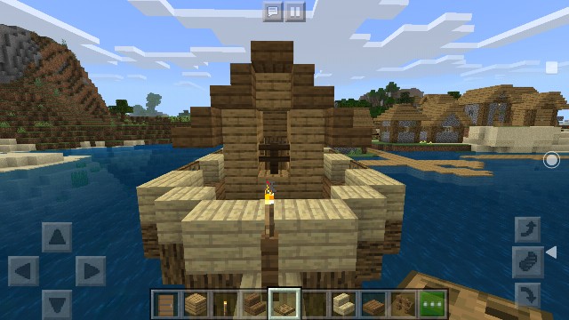 港町に最適な小型木造漁船の作り方 Sくんのminecraft
