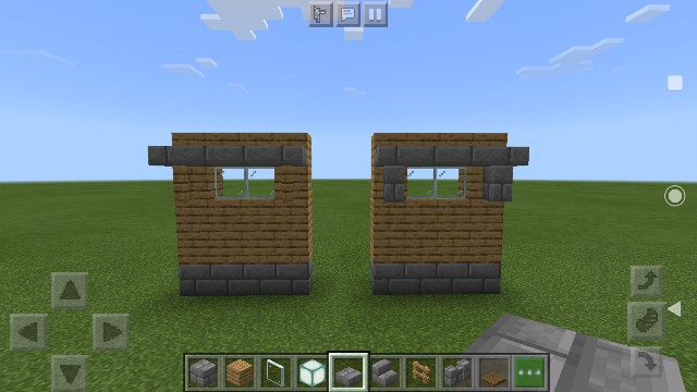 すぐに使える2マス幅の窓カタログ マイクラ Sくんのminecraft