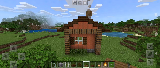オレンジメインのハロウィン建築 マイクラ Sくんのminecraft