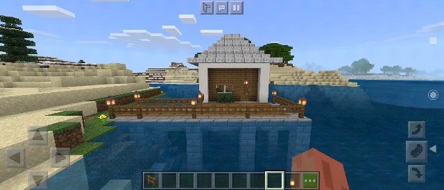 地下 のある水上コテージの作り方 マイクラ Sくんのminecraft
