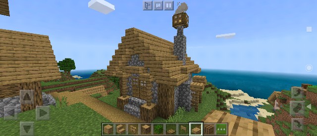 平原に生成される村の改築方法 マイクラ Sくんのminecraft