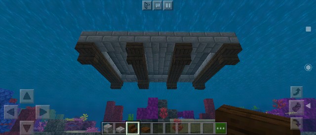 サンゴ礁の近くに浮いてる家の作り方 マイクラ Sくんのminecraft すぐパクれる建築提案