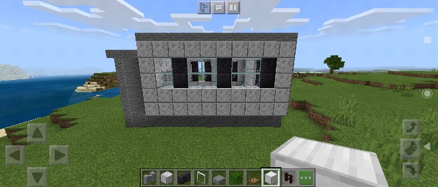 閃緑岩を使ったオフィス建屋の作り方 マイクラ Sくんのminecraft 閃緑岩を使ったオフィス建屋の作り方 マイクラ Sくんのminecraft