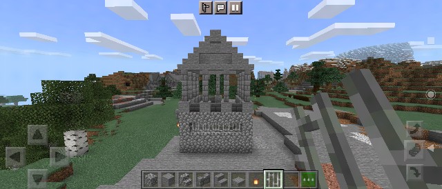 石造りの神殿風ハウスの作り方 マイクラ Sくんのminecraft