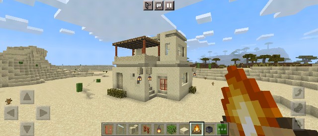 なめらかな砂岩を使ったのっぺりしていない家の作り方 マイクラ Sくんのminecraft