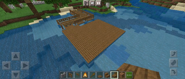 湖畔に桟橋から行ける家の作り方 マイクラ Sくんのminecraft