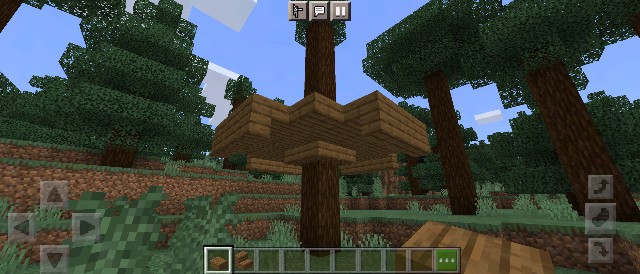 トウヒの木を支柱にしたツリーハウスの作り方 マイクラ Sくんのminecraft