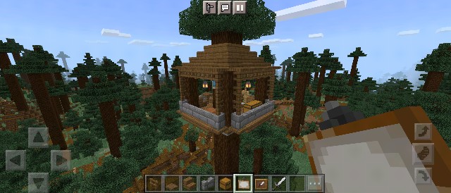 巨大樹を利用したツリーハウスの作り方 マイクラ Sくんのminecraft