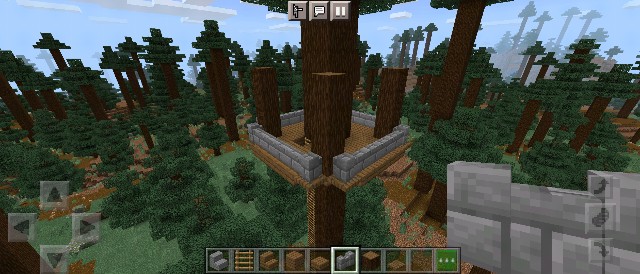 巨大樹を利用したツリーハウスの作り方 マイクラ Sくんのminecraft