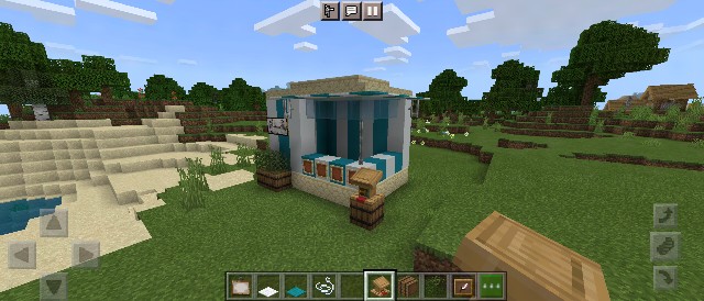 マイクラ 海辺に爽やかなお店の作り方 マインクラフト Sくんのminecraft
