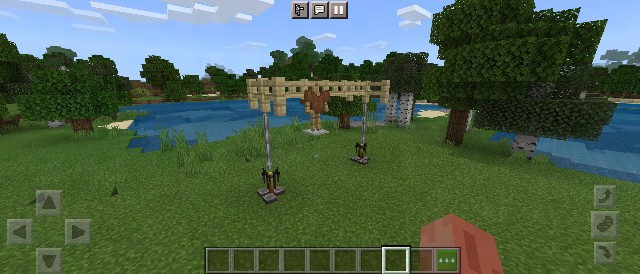 庭先の装飾に物干し台の作り方 マイクラ Sくんのminecraft