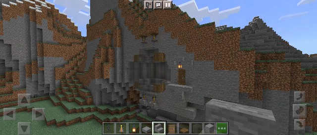 マイクラ 壁から突き出た球体ハウスの作り方 マインクラフト Sくんのminecraft