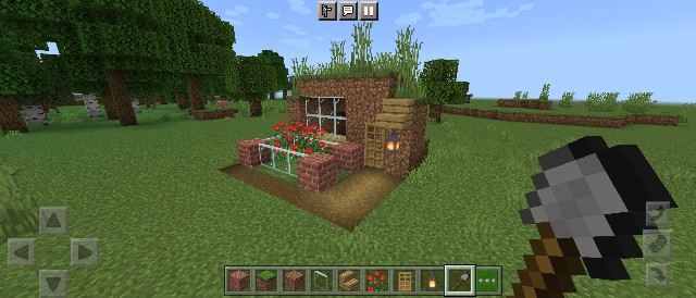 マイクラ 花壇もオシャレな土ハウスの作り方 マインクラフト Sくんのminecraft