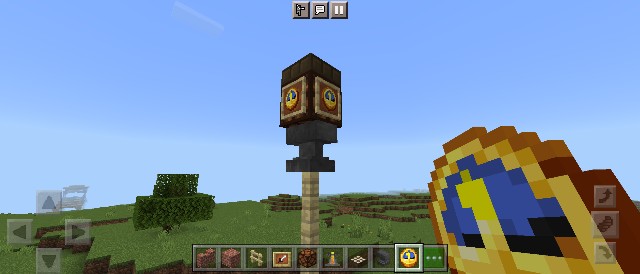 マイクラ 公園や町中に細い時計台の作り方 マインクラフト Sくんのminecraft