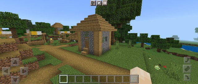 マイクラ 村の四角い家をちょっと装飾する方法 マインクラフト Sくんのminecraft