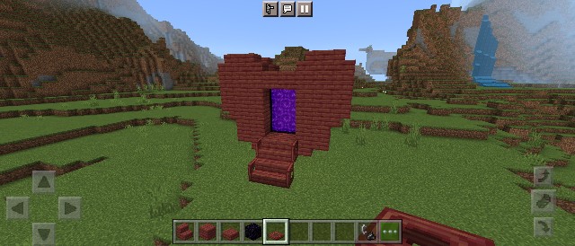 マイクラ ハート型の可愛いネザーゲート作り方 マインクラフト Sくんのminecraft