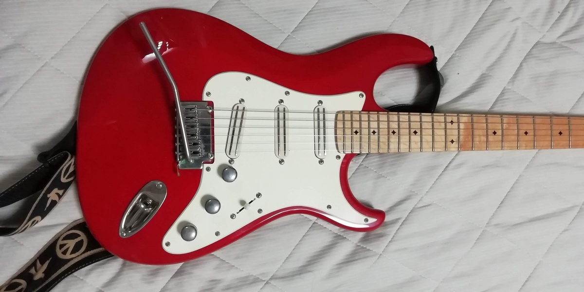 エレキギター シングルハム 自作 BLACKEND