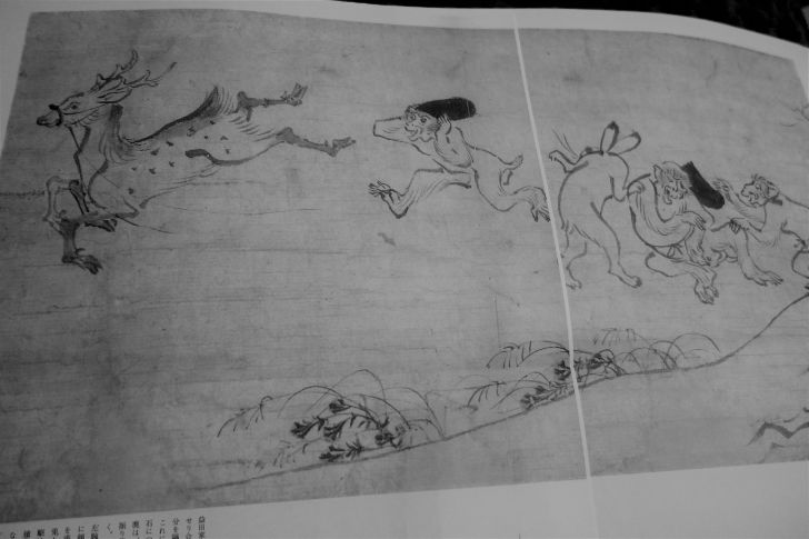 【真作】版画　技法不明　月夜の囀り　鳥たちが描く幻想的なシーン　V117 真作】版画 技法不明 月夜の囀り 鳥たちが描く幻想的なシーン V117