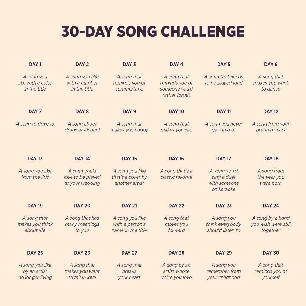 #30DaySongChallenge