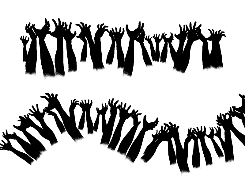 ホラーな手を並べられるブラシをclip Studio Assetで公開しました あと５分夢が見たい