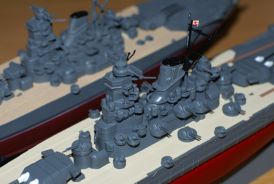 フジミ模型 1 700 超大和型戦艦 1 褻居