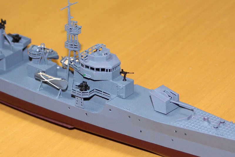 3Dプリント鵜来型海防艦(7) 25mm機銃、防雷具 - 褻居