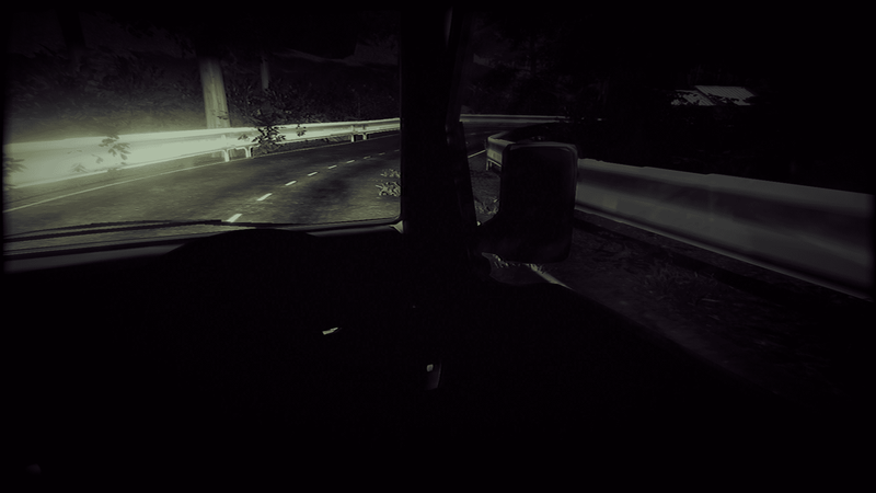 深夜放送 乗車時