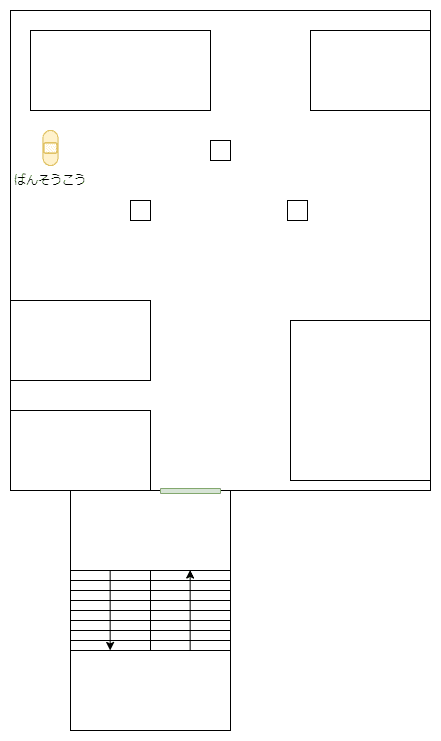 花子さん マップ 第三章屋上