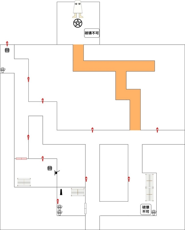 Unknown Pyramid 上層角エリア3