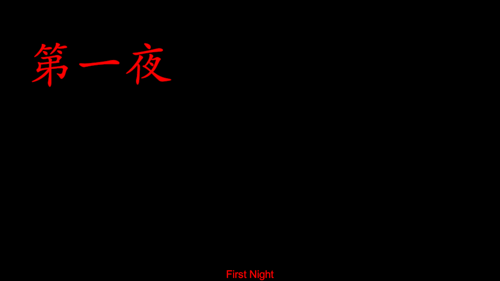 夜勤事件_第一夜