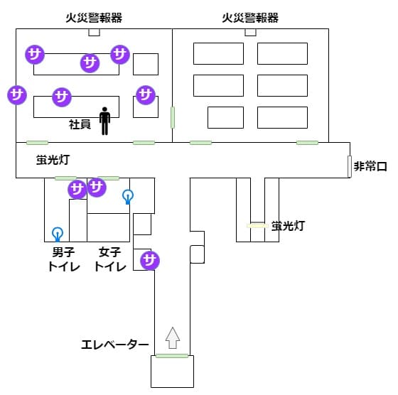 夜間警備_マップ_4階_サポーター
