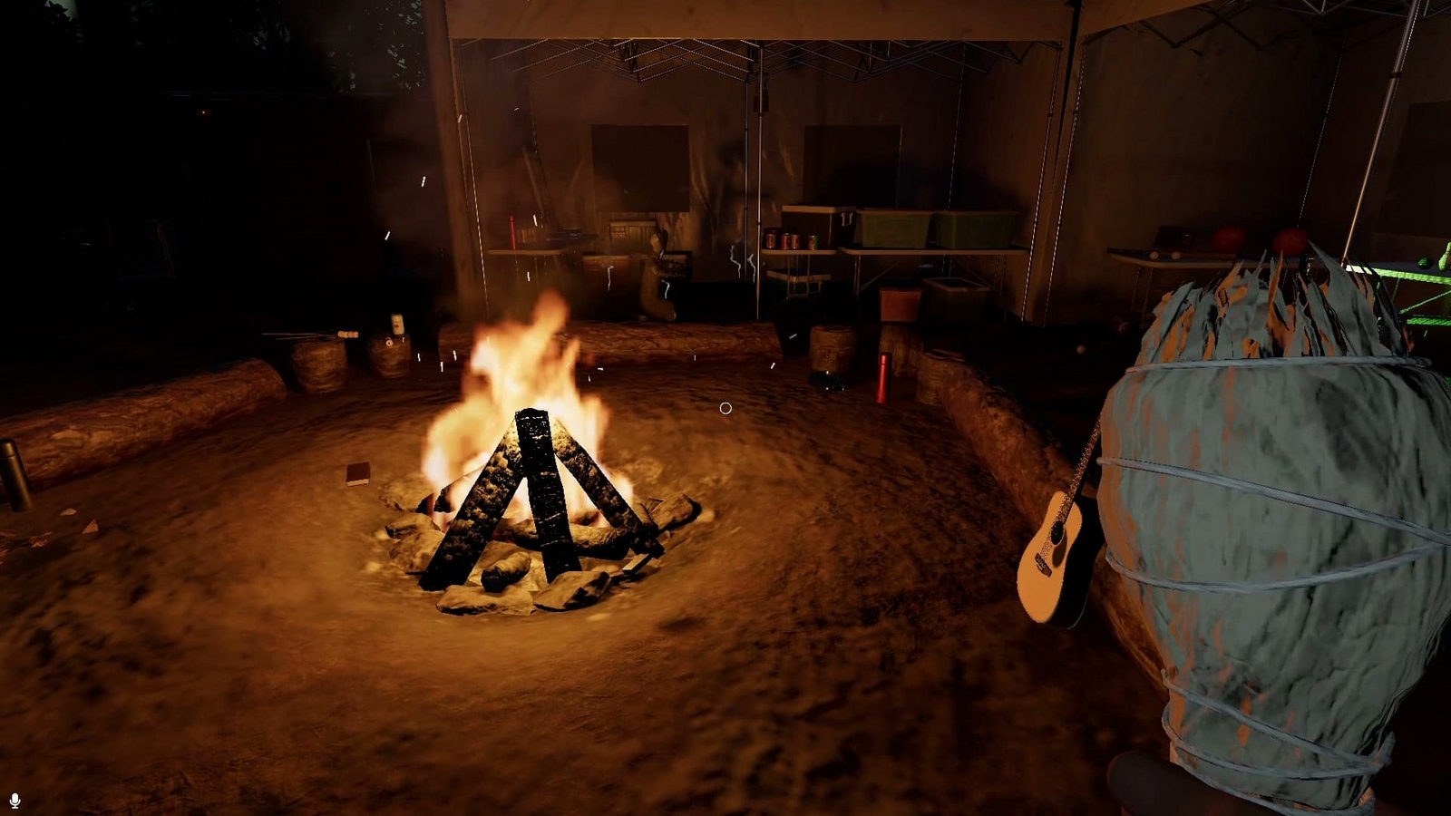 Phasmophobia_2024_easter_campfire_with_ghost