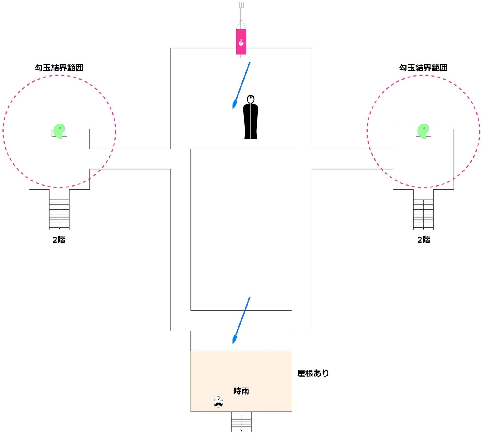 Shadow_Corridor_2_shinju_map_2_1F