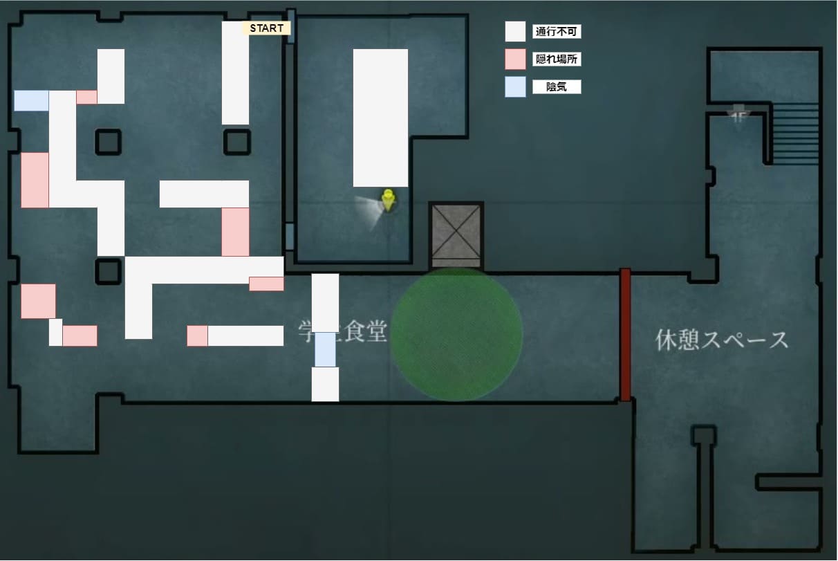The_Bridge_Curse_2_the_extrication_map_chapter_1_9_B1_cafeteria