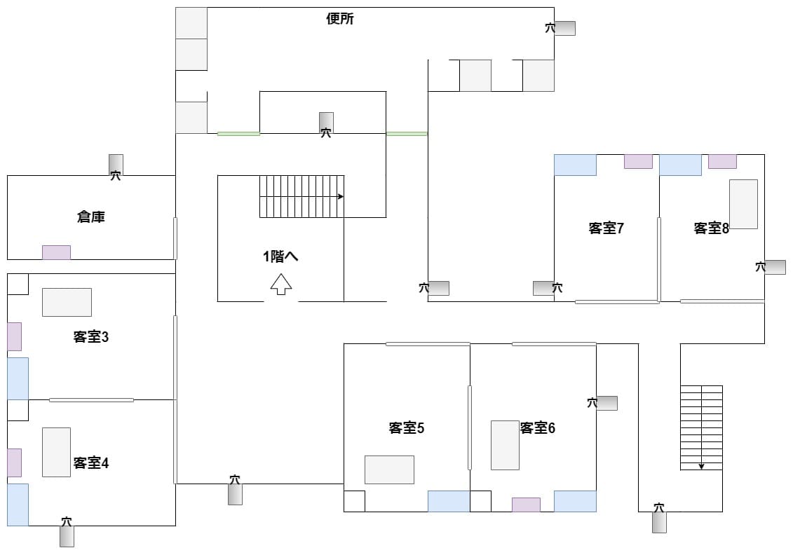 Devour_Japanese_Hotel_map_1_2F