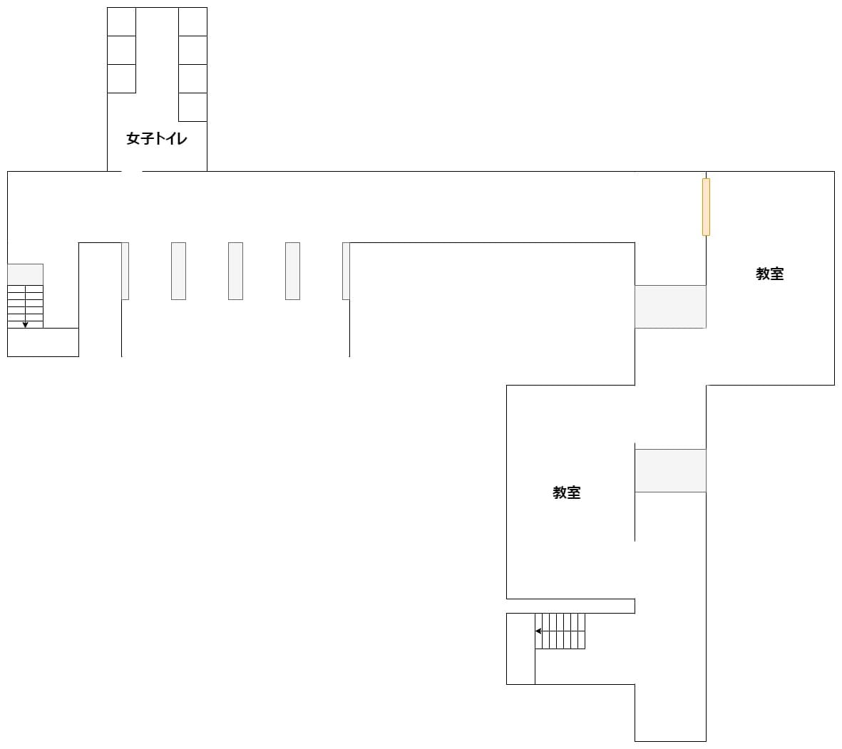 Kinki_Spiritual_Affairs_Bureau_map_2_junior_high_school_1F