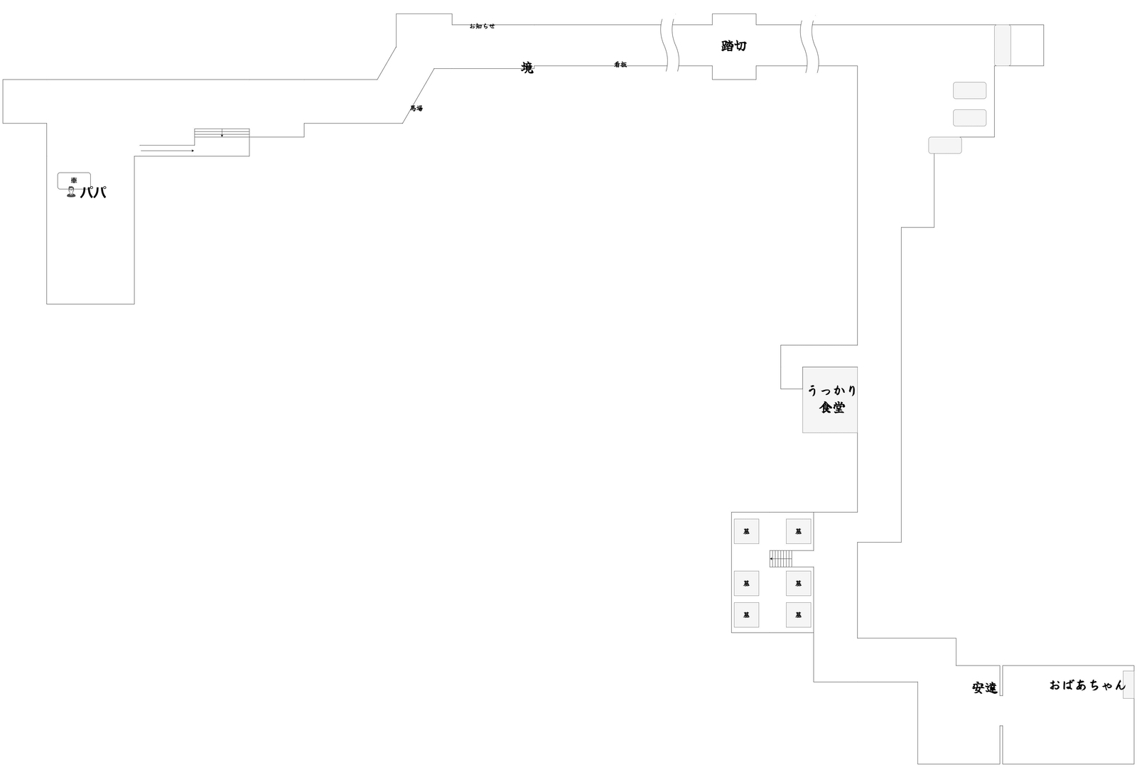 Kusodeka_Bayashi_map_1_way_home