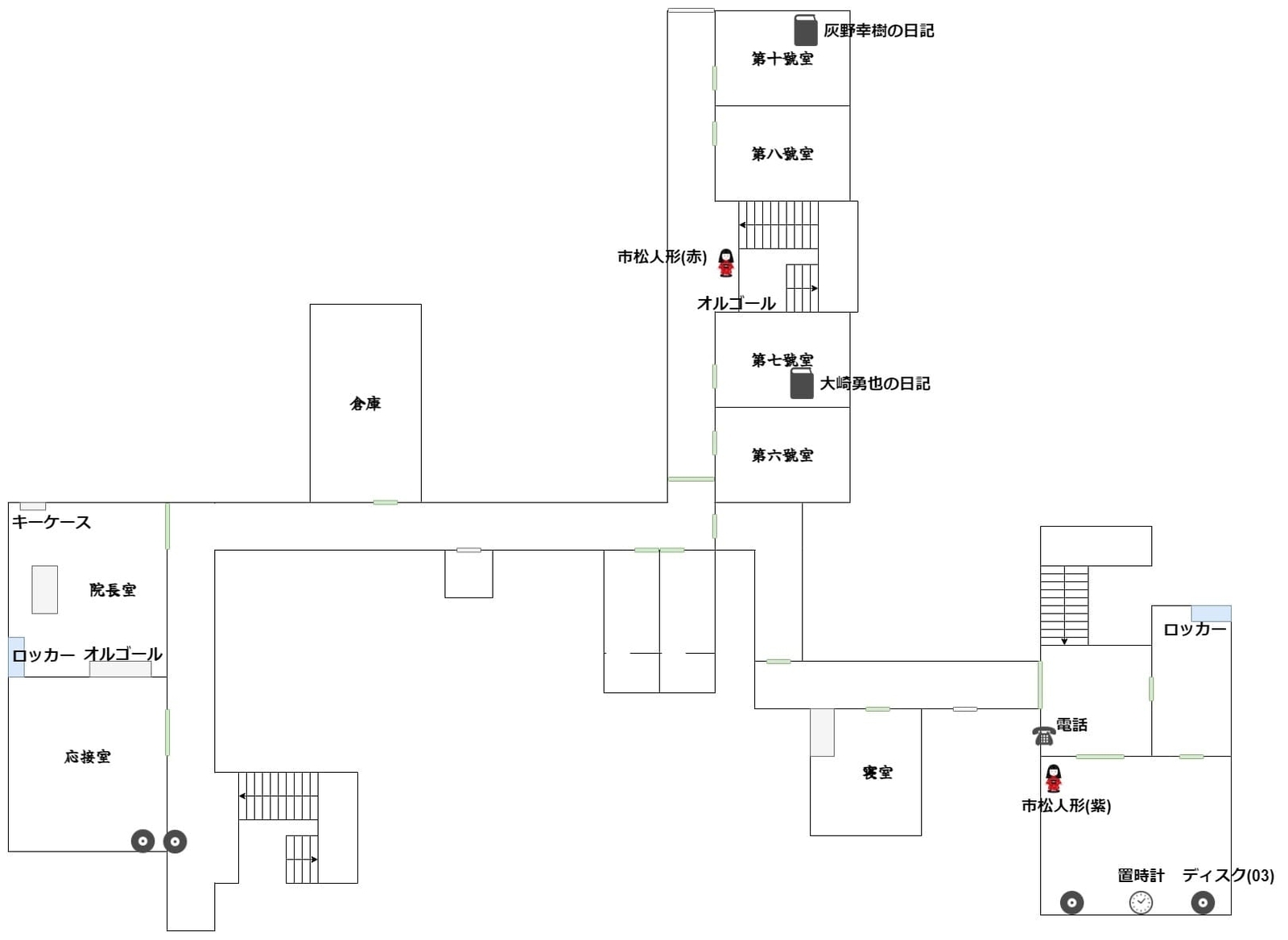 Yonesawara_Hospital_map_4_2F