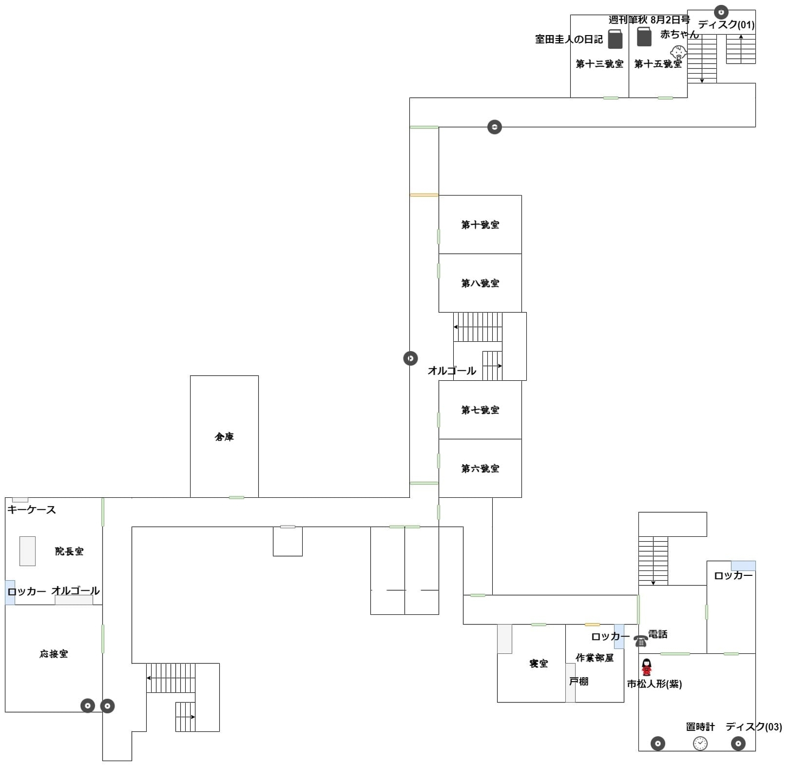 Yonesawara_Hospital_map_5_2F