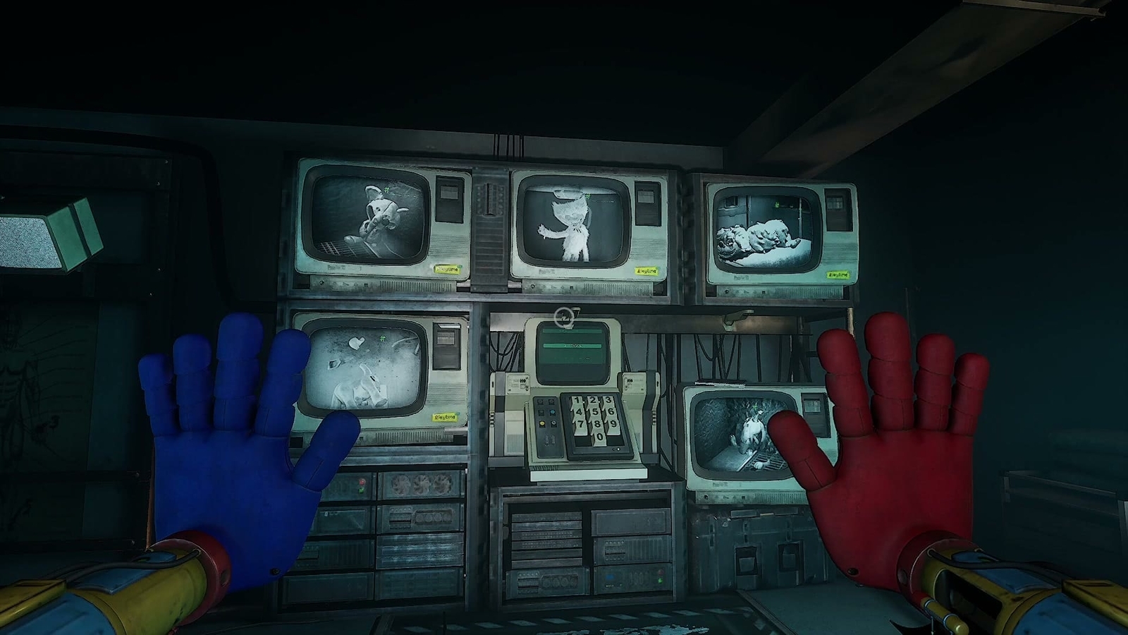 Poppy_Playtime_Chapter4_3_characters_from_monitor