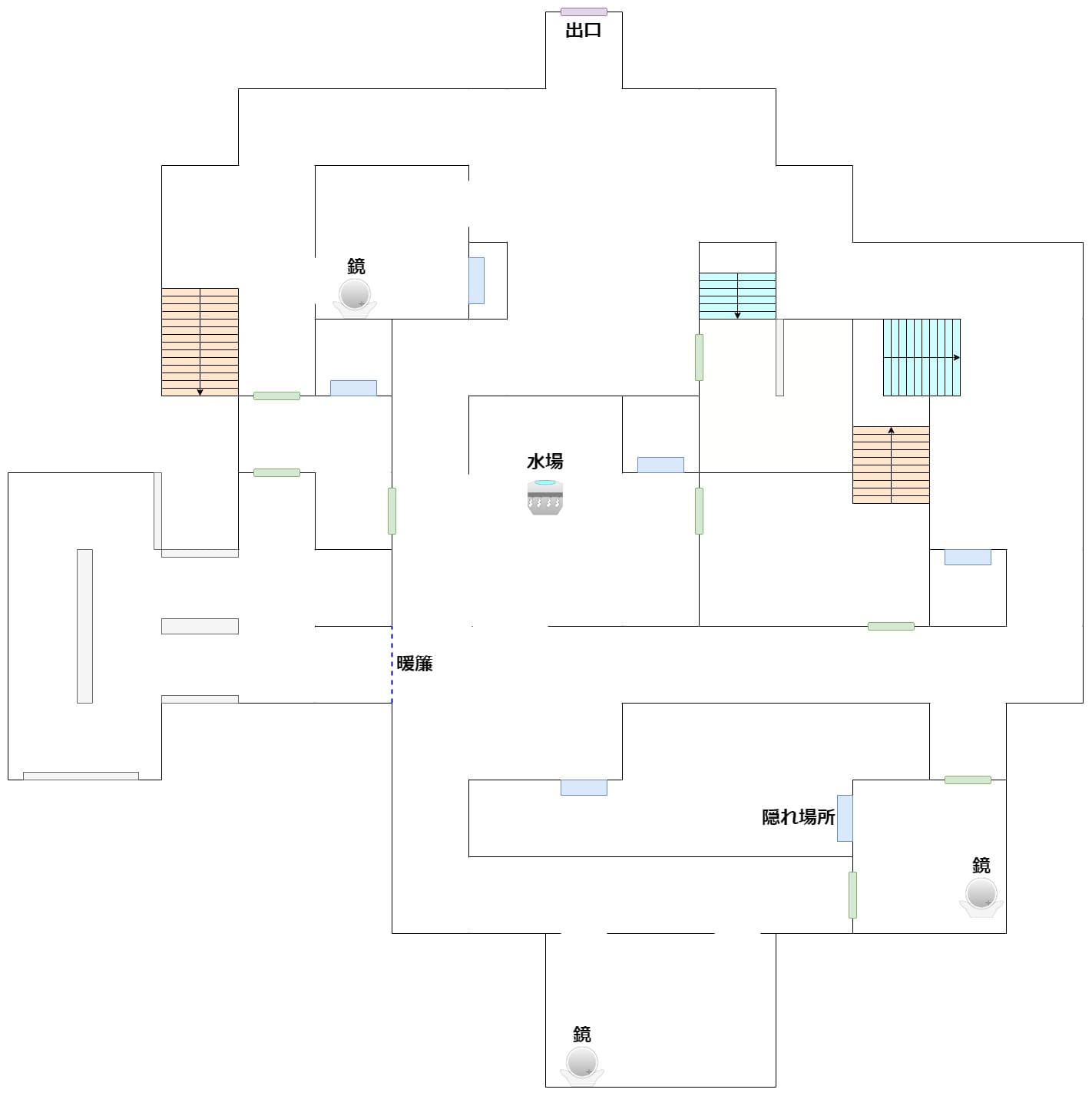 Noroikago_map_buke_1_1F