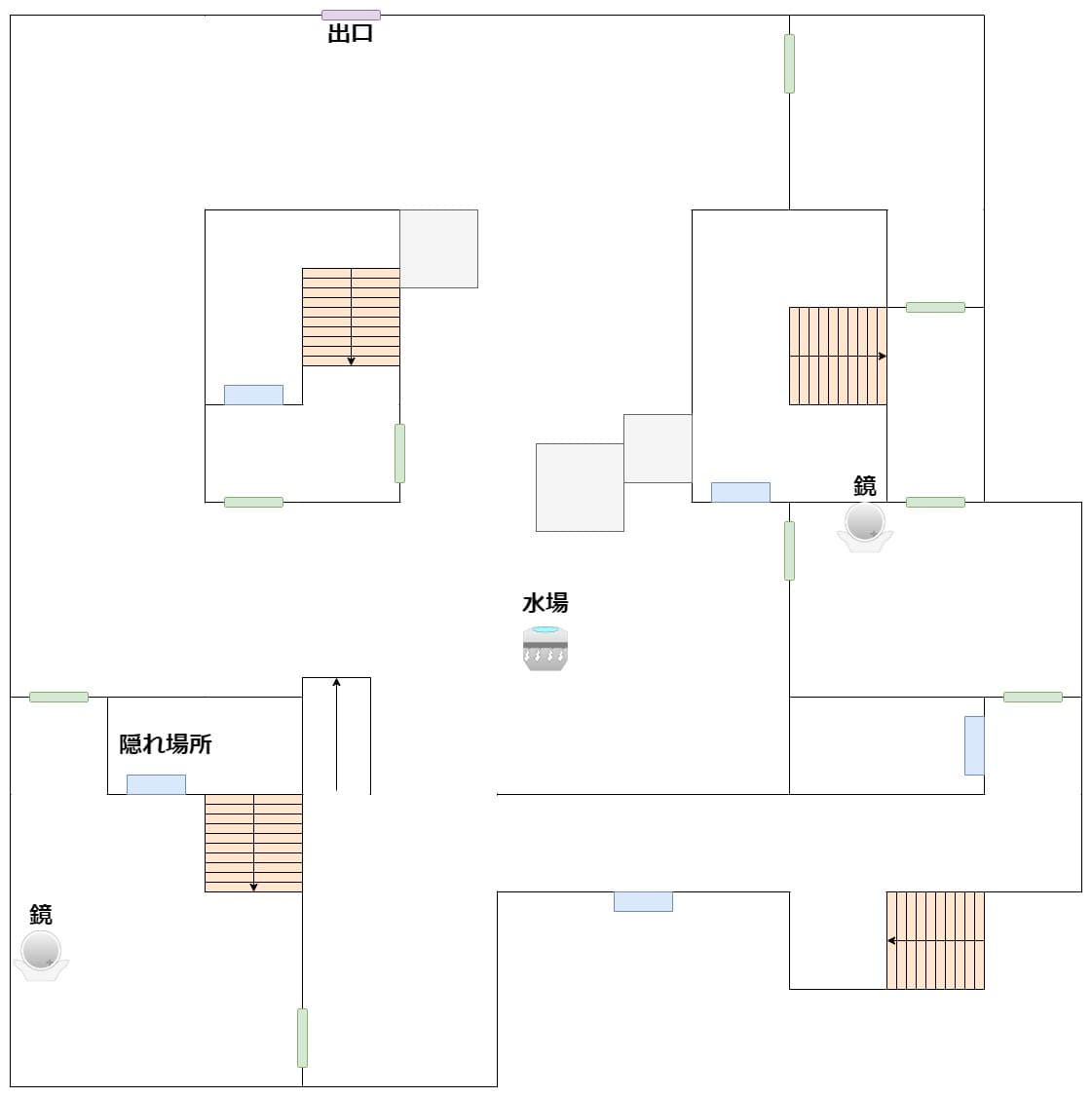 Noroikago_map_buke_2_1F