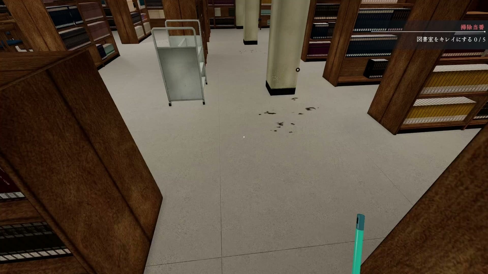 Solitary_in_the_Library_day2_floor_cleaning