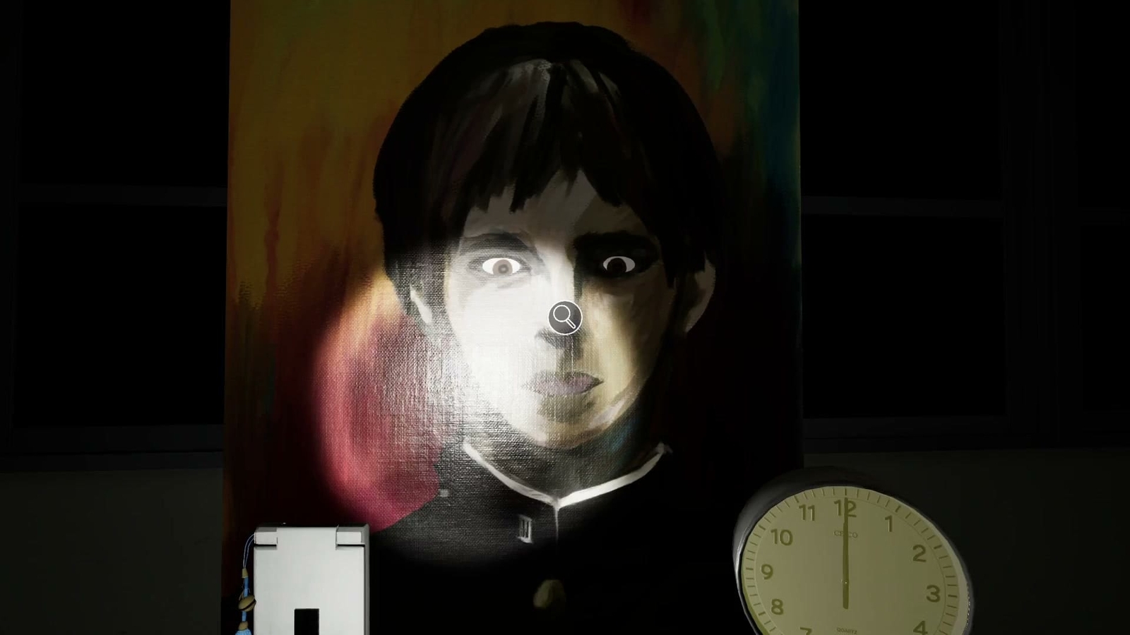 Solitary_in_the_Library_day3_clock_red_2