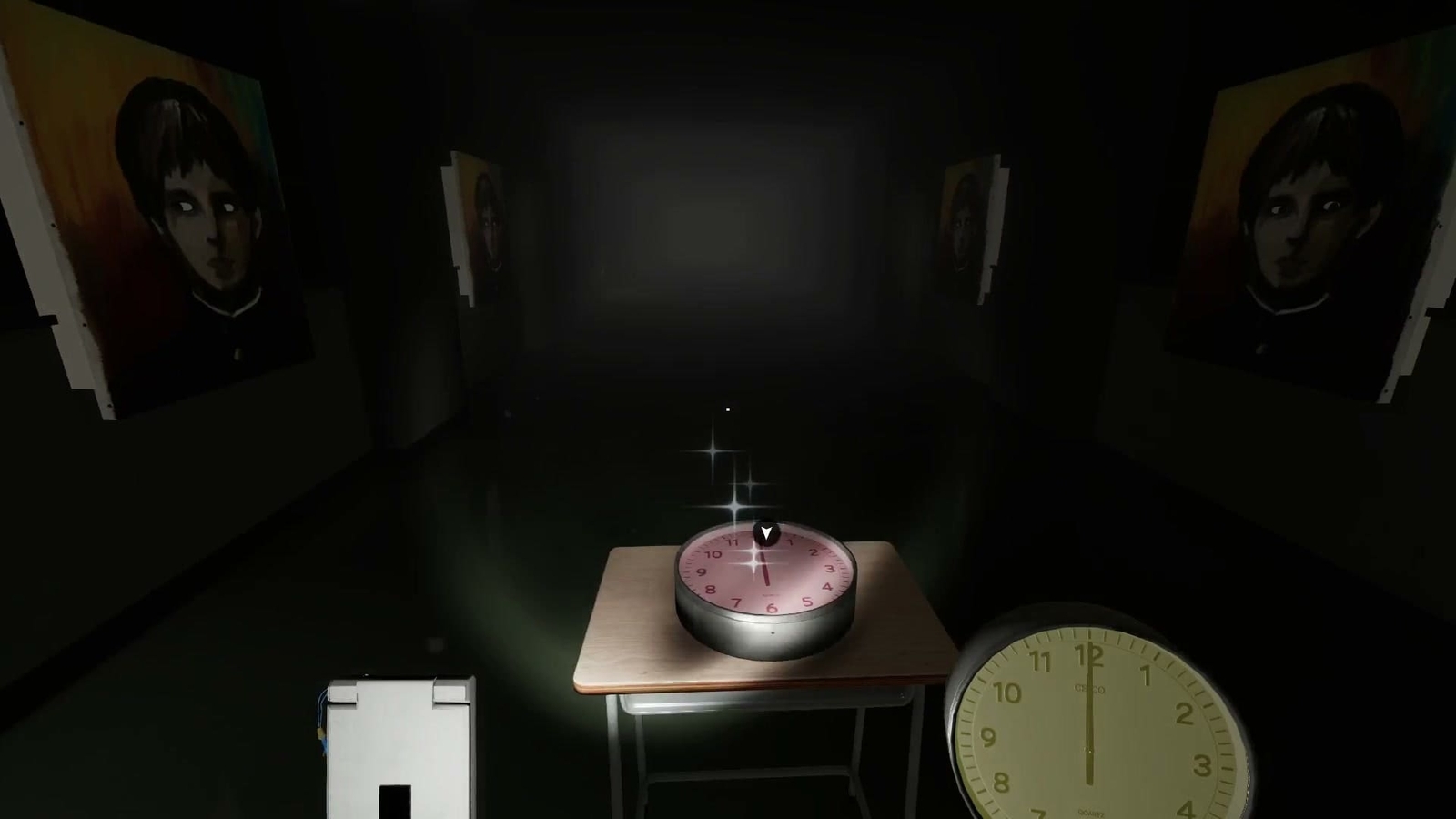 Solitary_in_the_Library_day3_clock_red_3