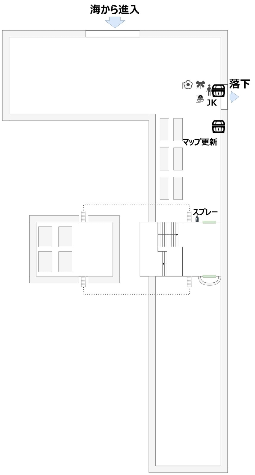 Umigari_map_kimyona_high_school_2F