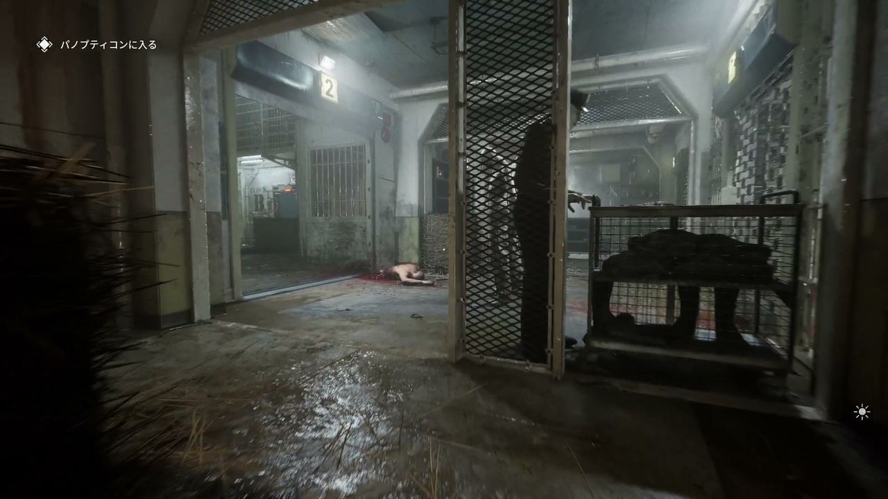 The_Outlast_Trials_trial_Beat_Warden_to_pulp_with_rock_sock_open_gate_2