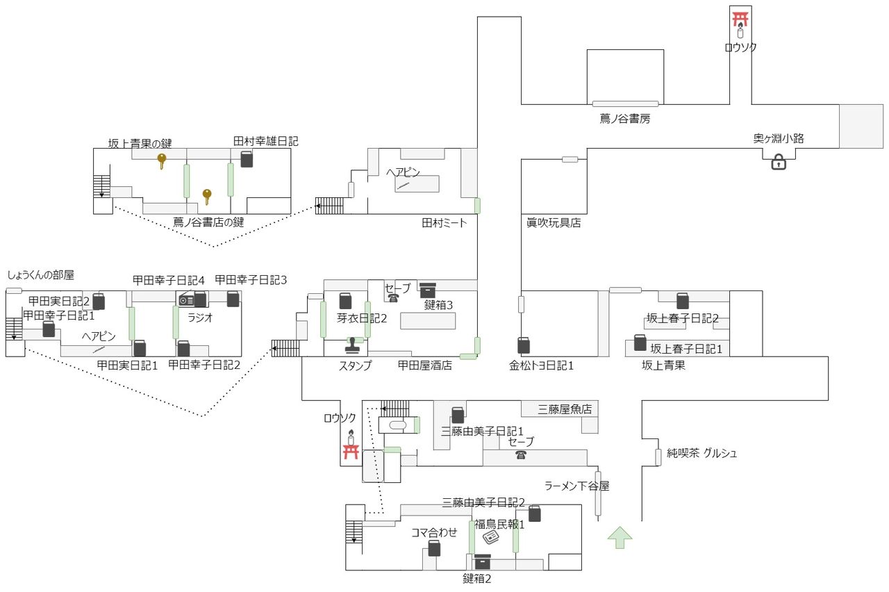 Okugafuchi_Shopping_Arcade_map_2_2