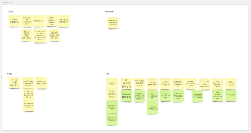miro を利用した SmartHR UI の振り返り