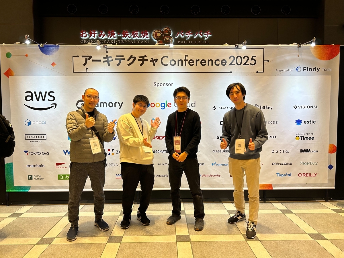 SmartHR参加者メンバー。左からsugamasao、kure、bmf-san、hypermkt